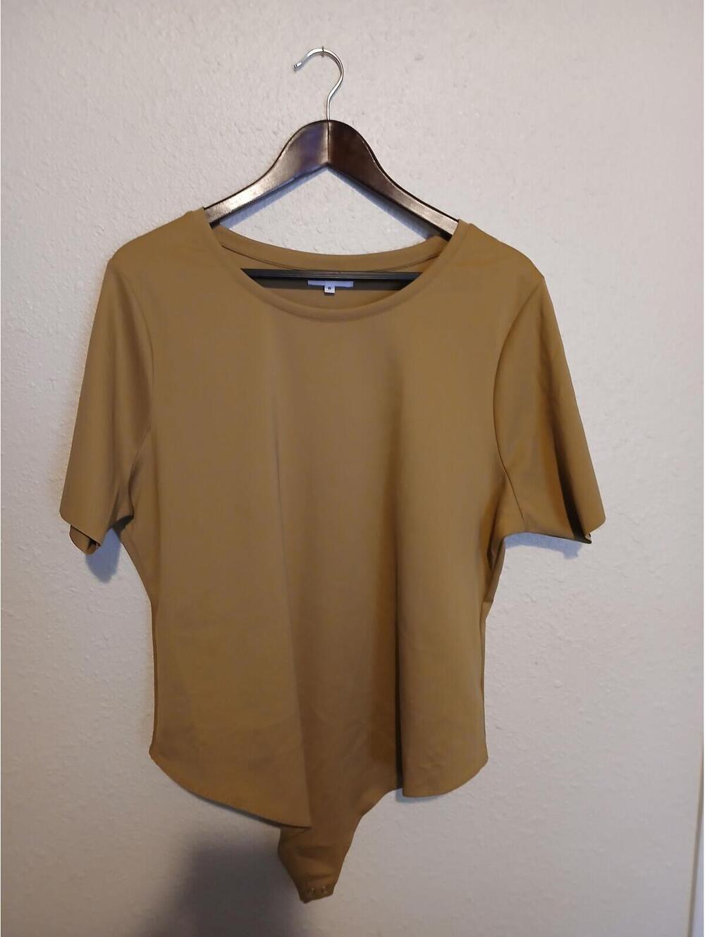 Good American Tan Bodysuit Size 8